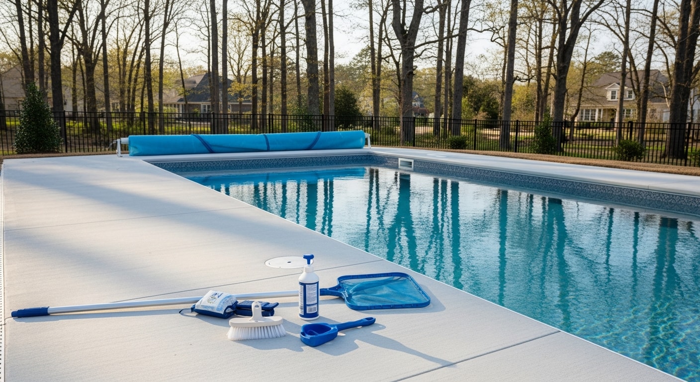 Inground swimming pool installation in Sussex County